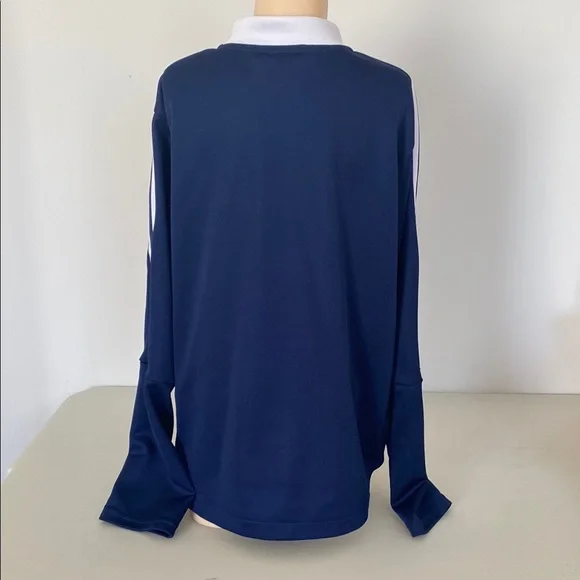 Adidas Navy Blue Track Jacket youth - Picture 3 of 7